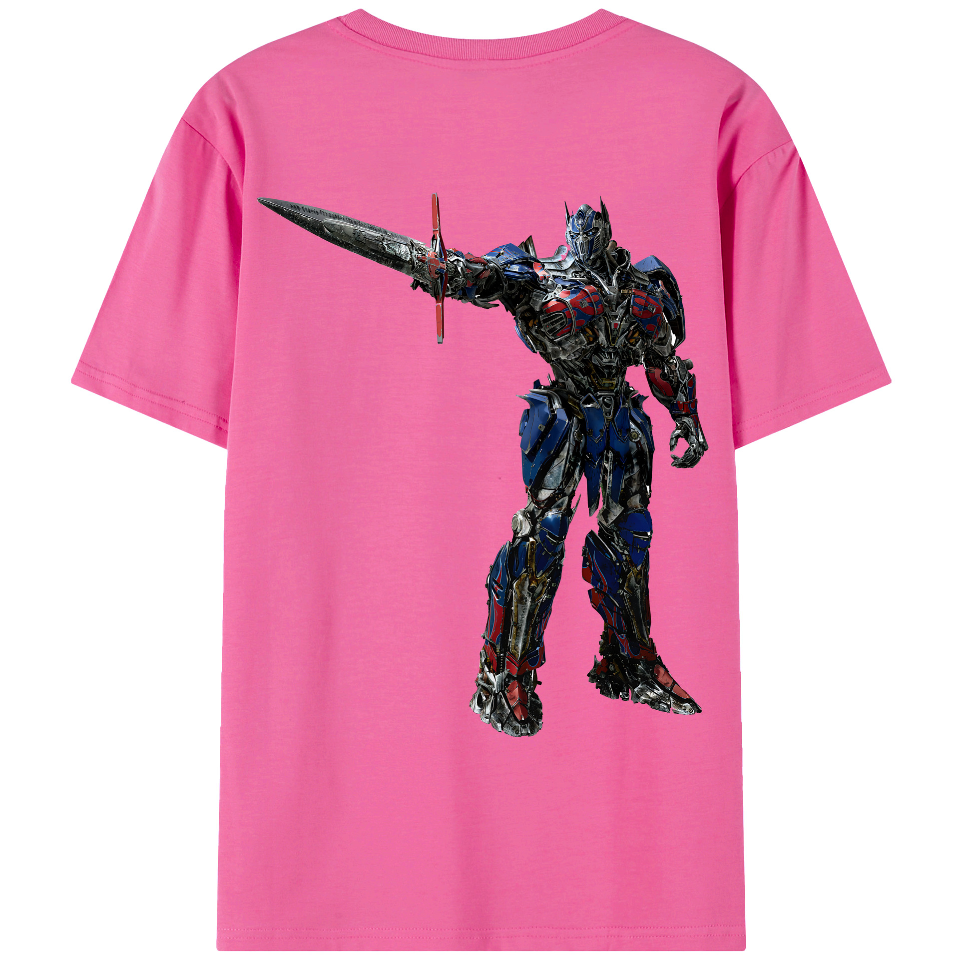 （画像用） Transformers トランスフォーマー レディース半袖Tシャツ(バックプリント)